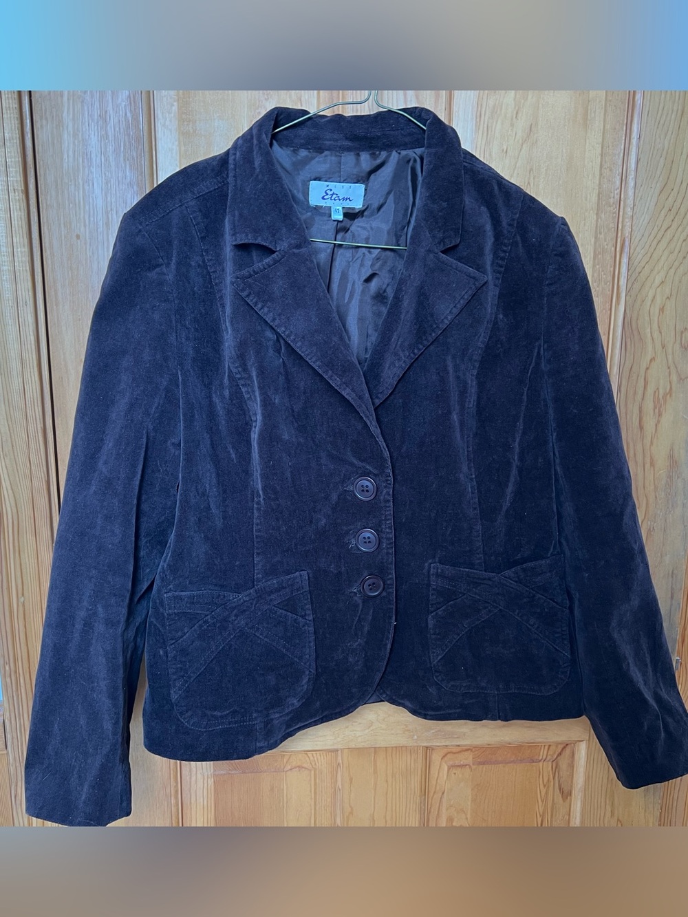 Chocolate Corduroy Blazer